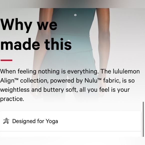 NWT Lululemon Align™ Tank Top Light Support, C/D Cup White Size 4 - Picture 6 of 10